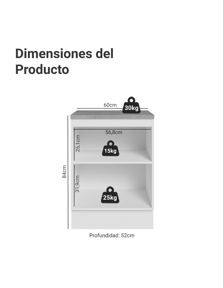 Gabinete armable de mdp 14