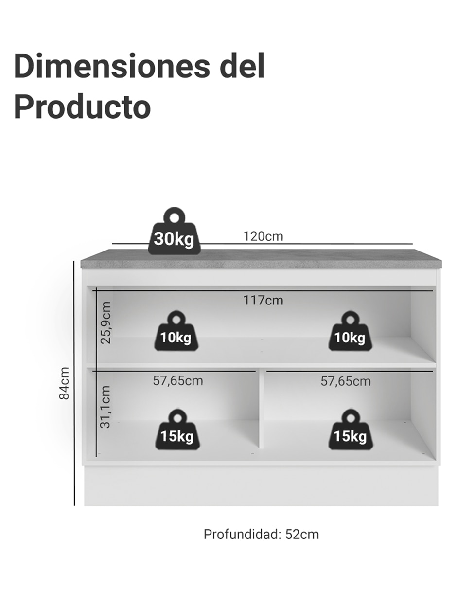 Gabinete armable de mdp 13