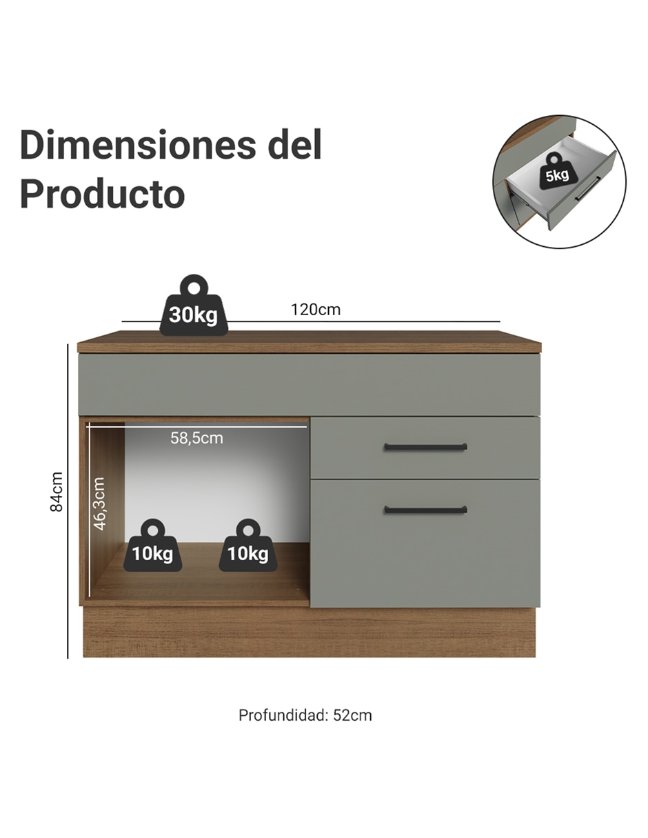 Gabinete armable de mdp 12