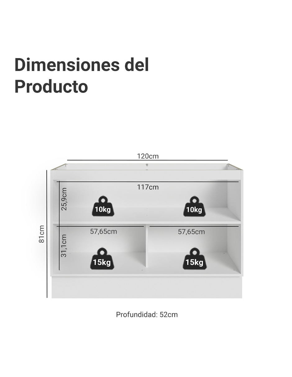 Gabinete armable de mdp 8