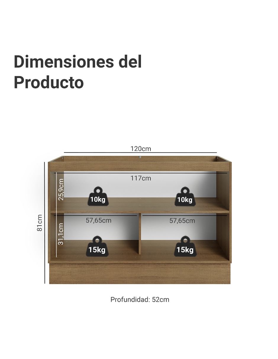 Gabinete armable de mdp 8