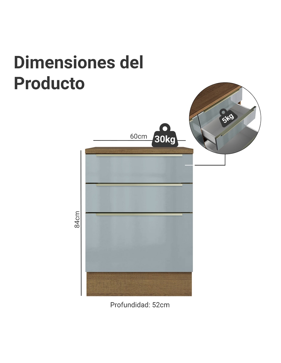 Gabinete armable de mdp 6