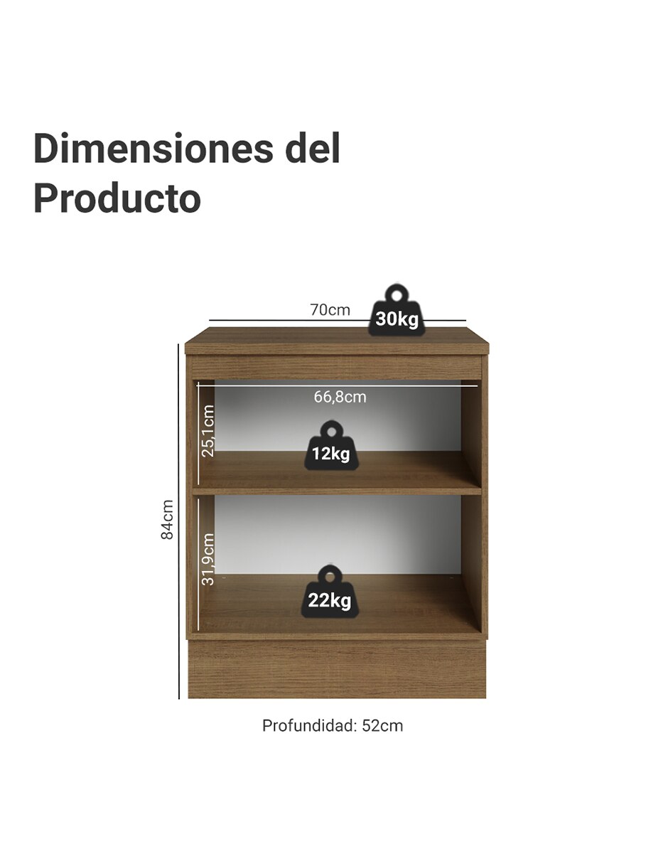 Gabinete armable de mdp 8