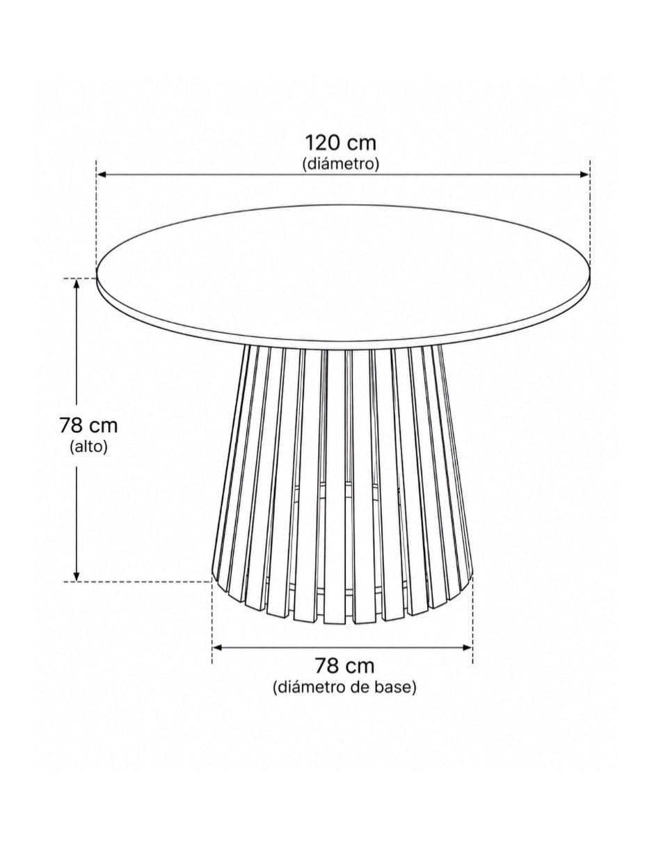 Mesa de comedor armable italy de madera y mármol 8