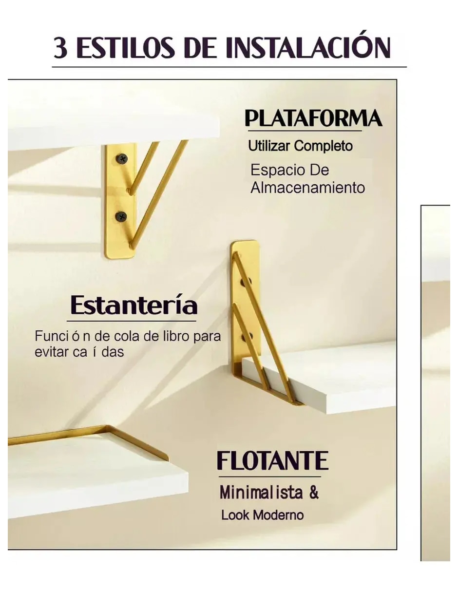 Set de repisas armable 3