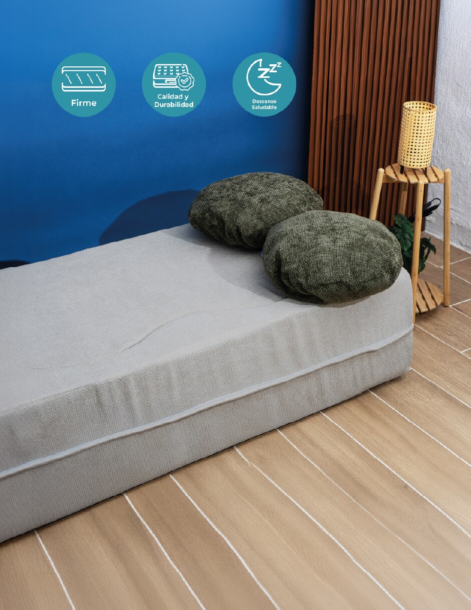 Sofá cama plegable sonrisa con cojines de espuma comprimida 5