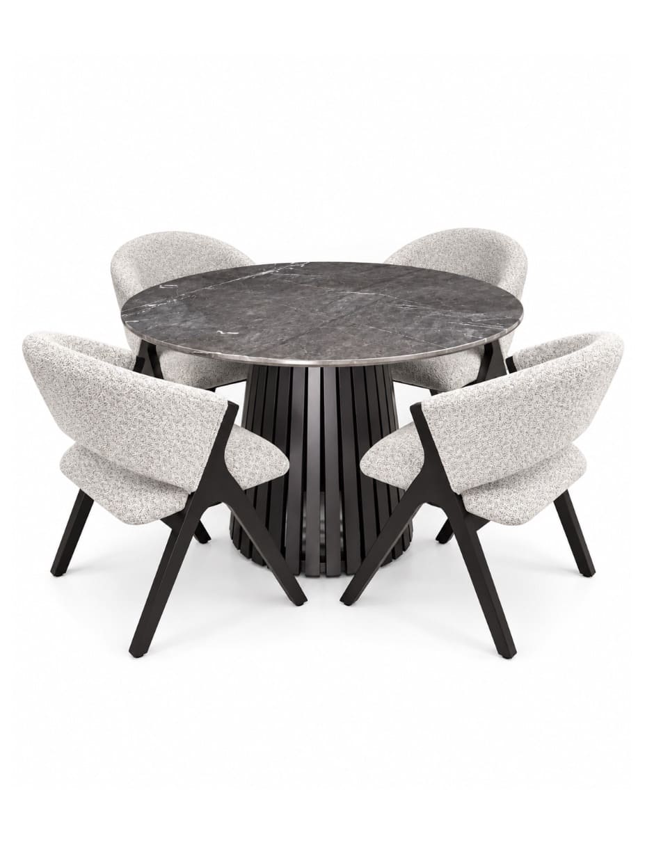 Comedor italy negro mate para de mármol Comedor italy negro mate para de mármol