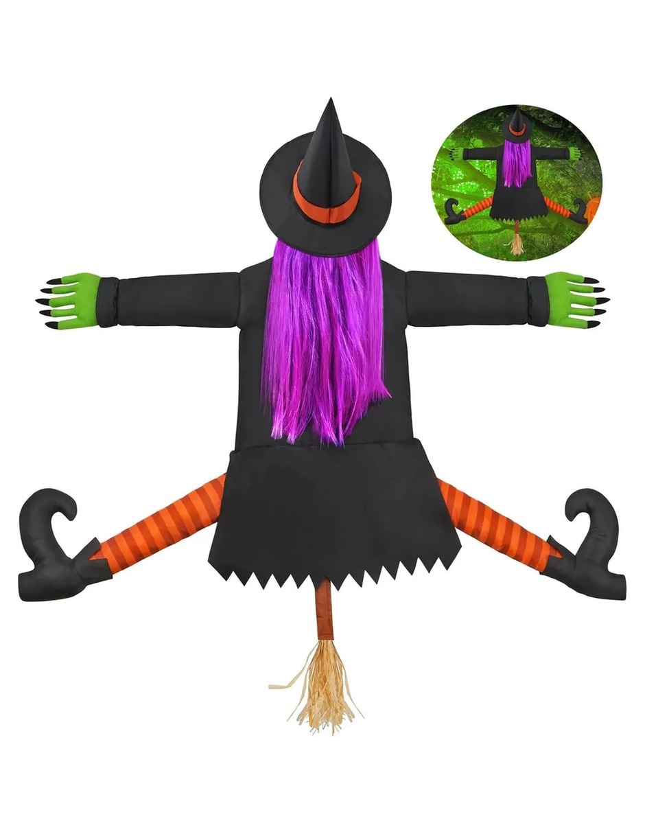 Bruja decorativa de halloween de plástico Bruja decorativa de halloween de plástico