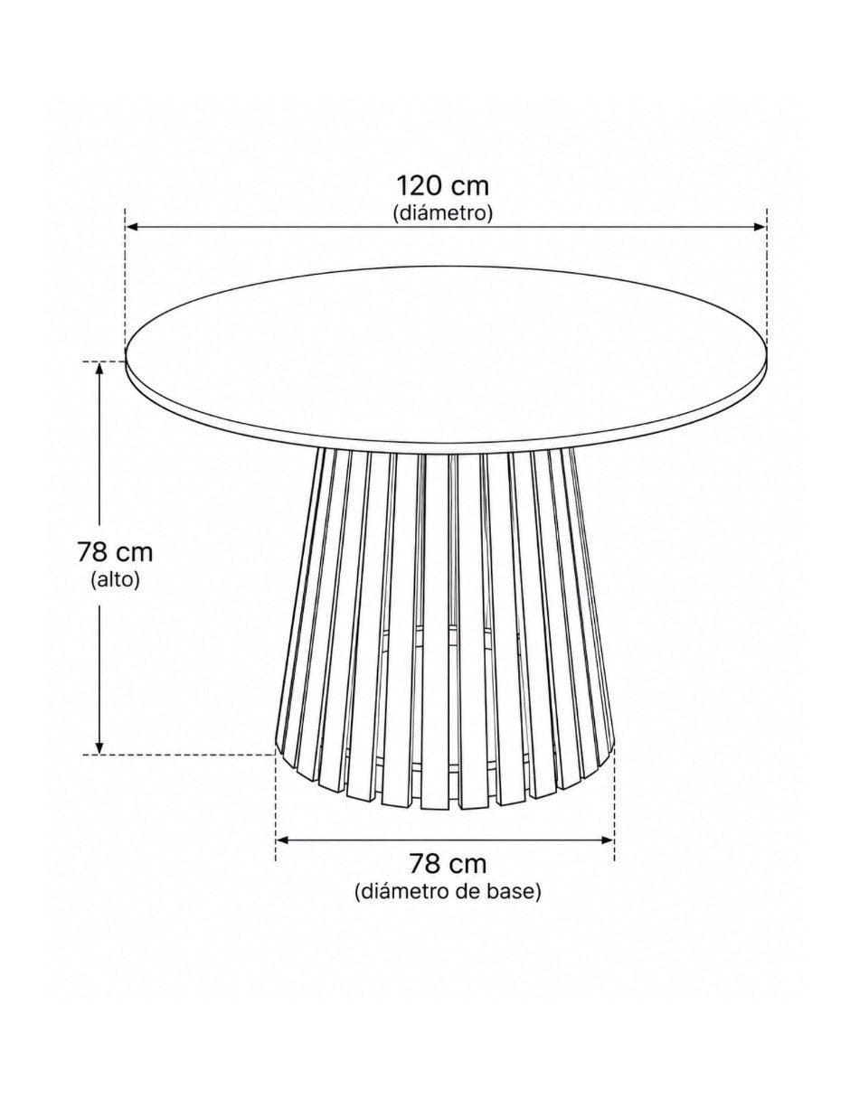 Mesa de comedor armable italy beggo de madera y mármol 8