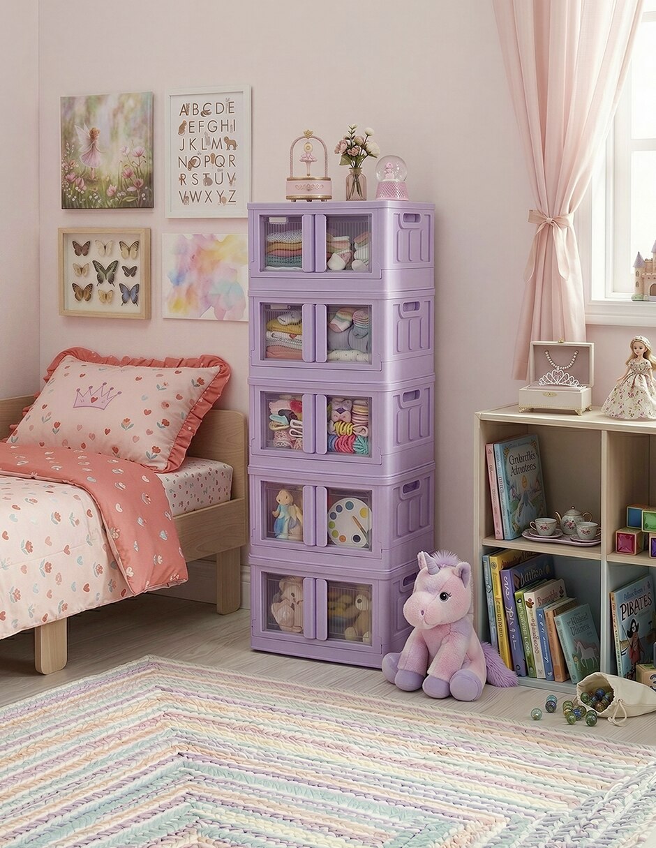 Gabinete plegable armable de plástico 2