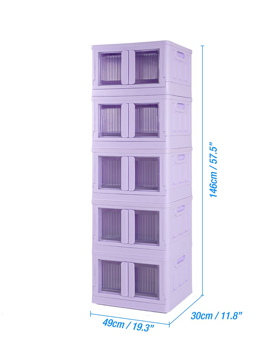 Gabinete plegable armable de plástico 5