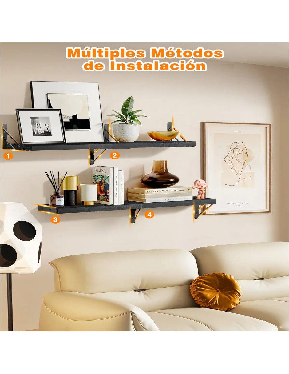 Set de repisas armable de madera 2