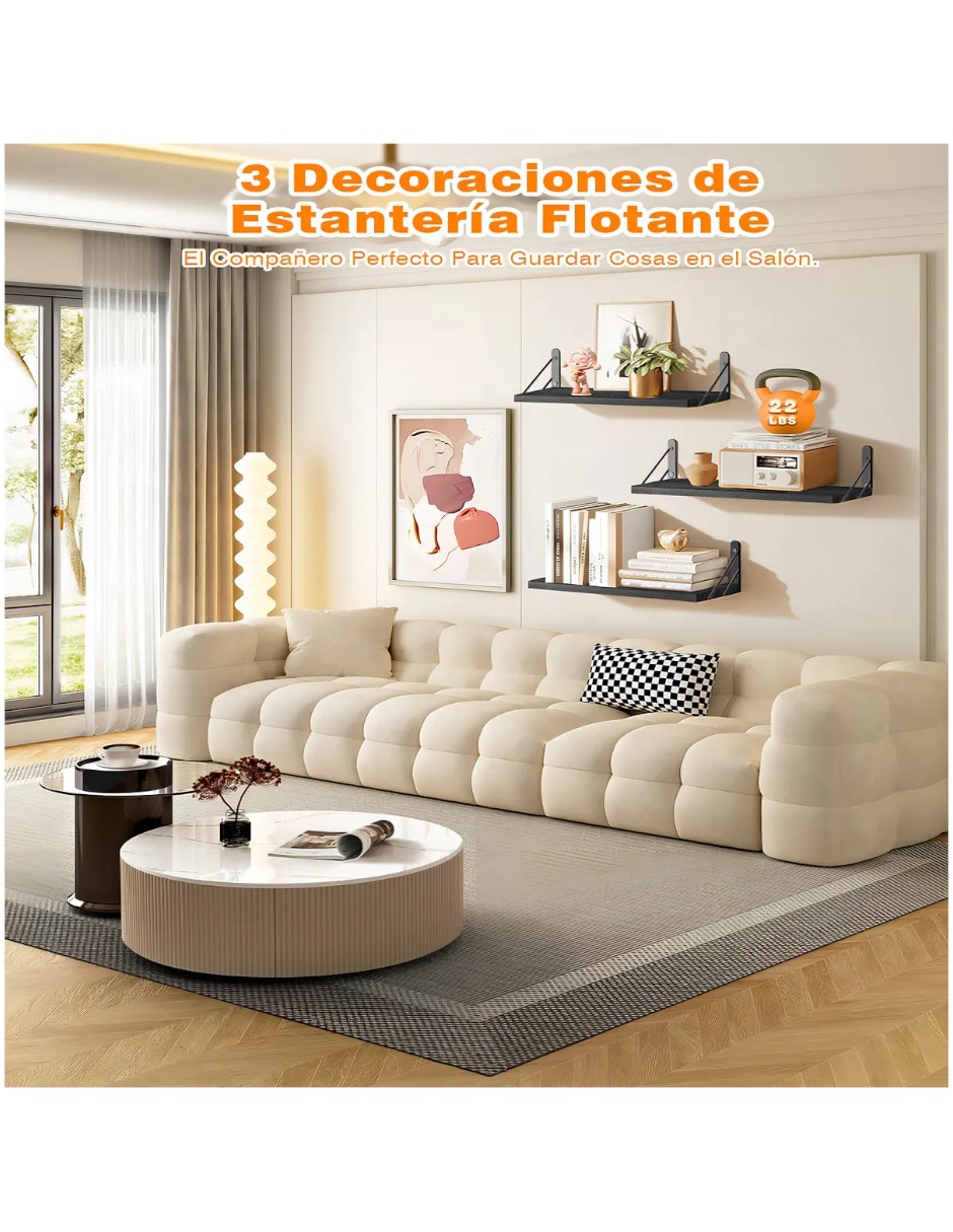 Set de repisas armable de madera 3