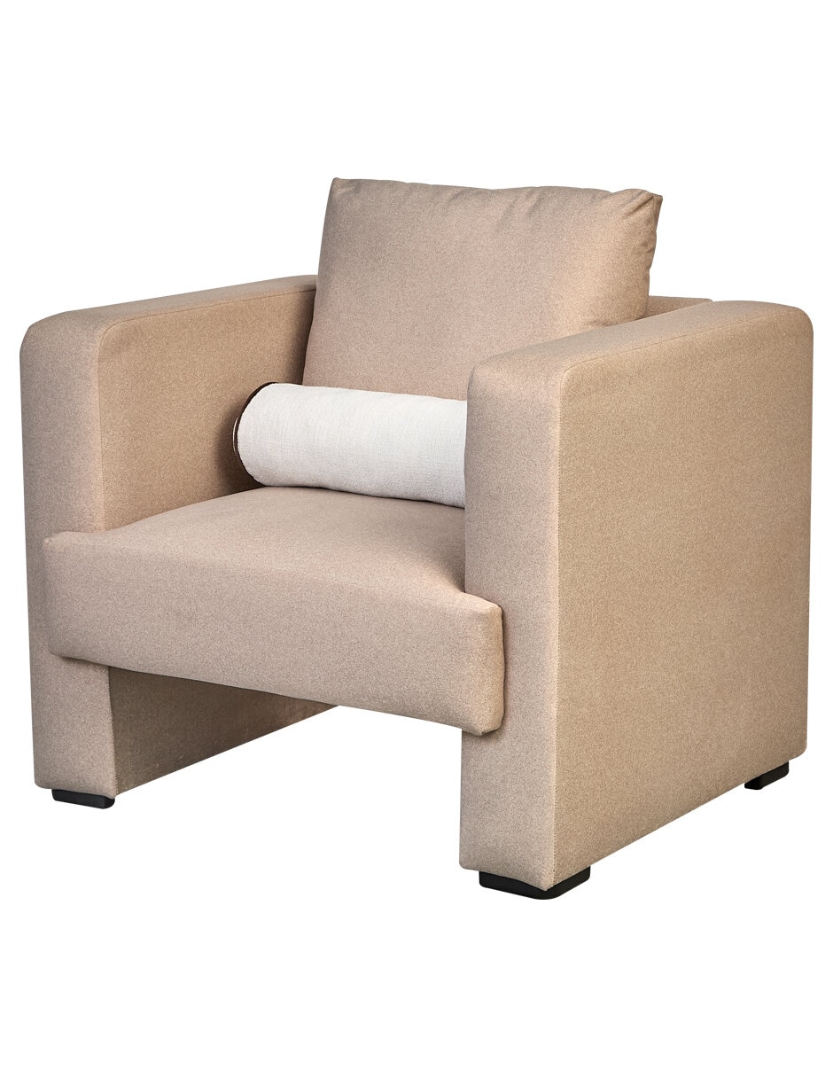 Sillón galo beige de microfibra 2