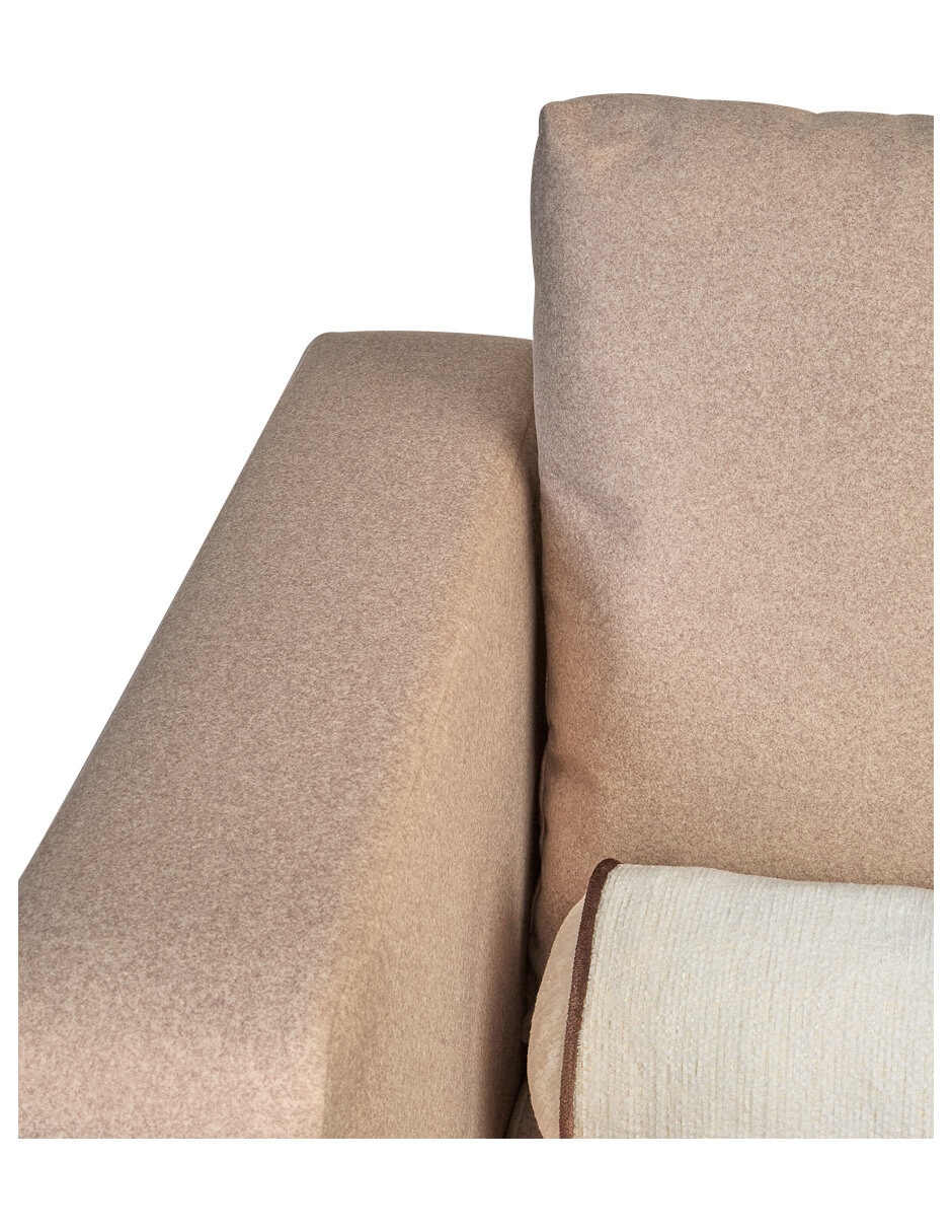 Sillón galo beige de microfibra 3