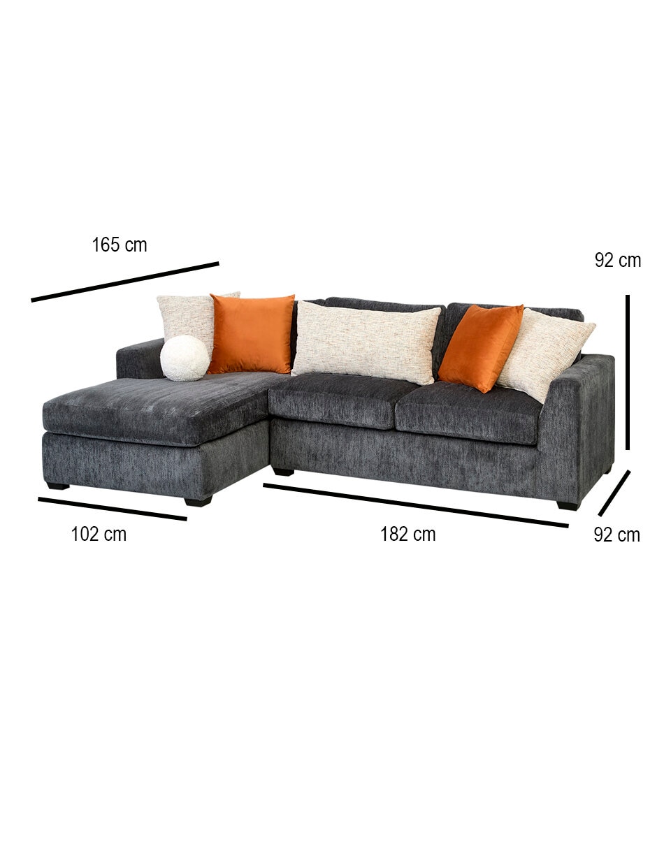 Sala modular izquierda hamilton oxford izquierda de chenille 10