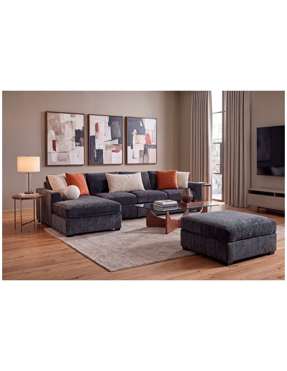 Sala modular izquierda hamilton oxford izquierda de chenille 6