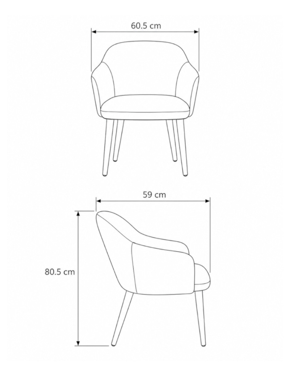 Silla con brazos bremen 5