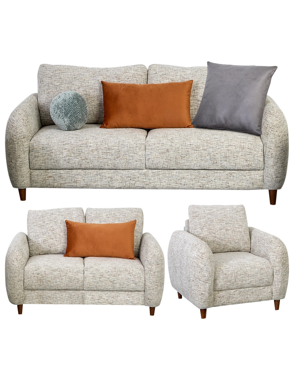 Sala 3 piezas ivanka gris sala 3-2-1 de chenille Sala 3 piezas ivanka gris sala 3-2-1 de chenille