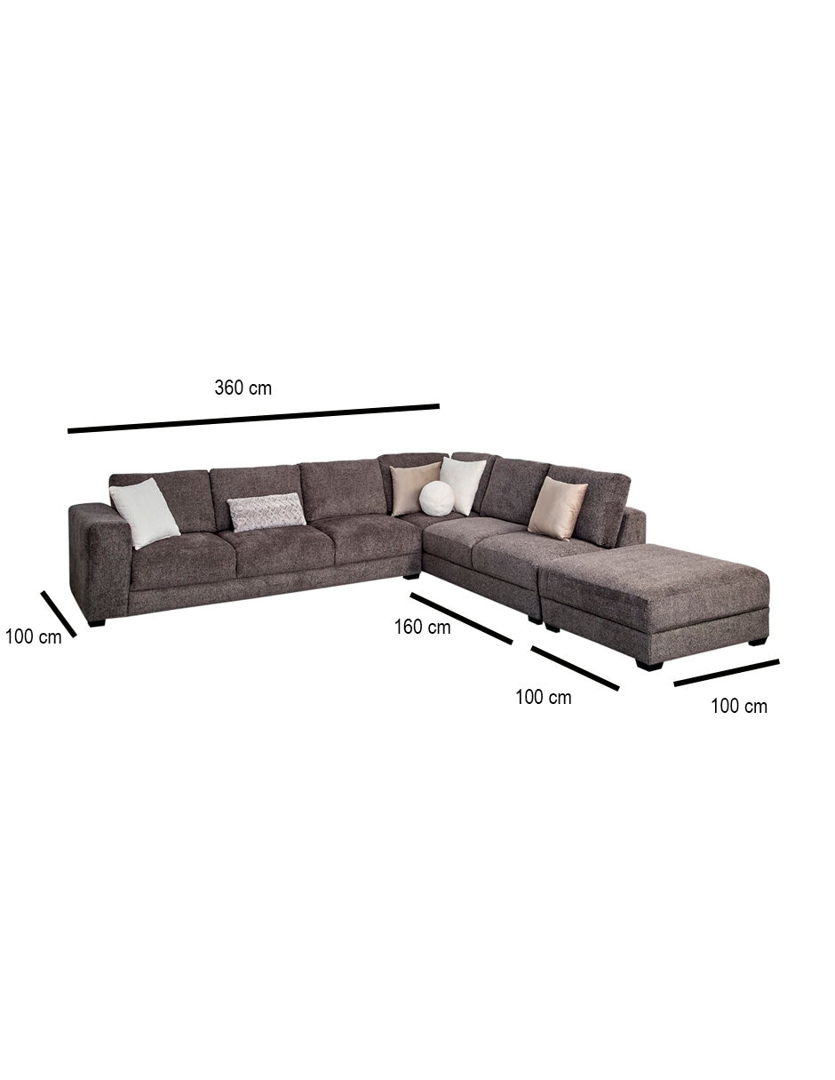 Sala modular derecha jessica de chenille 11