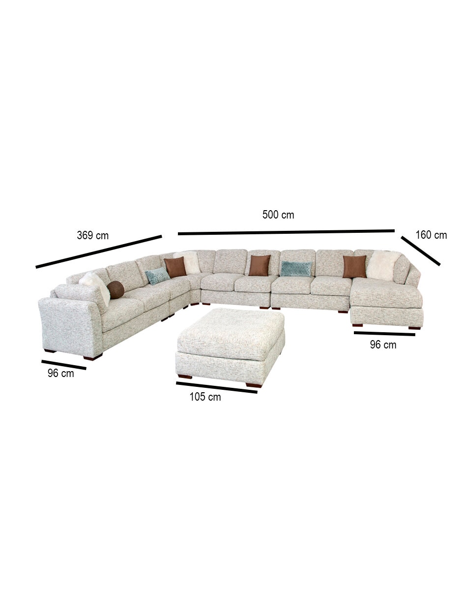 Sala modular katina de chenille 10