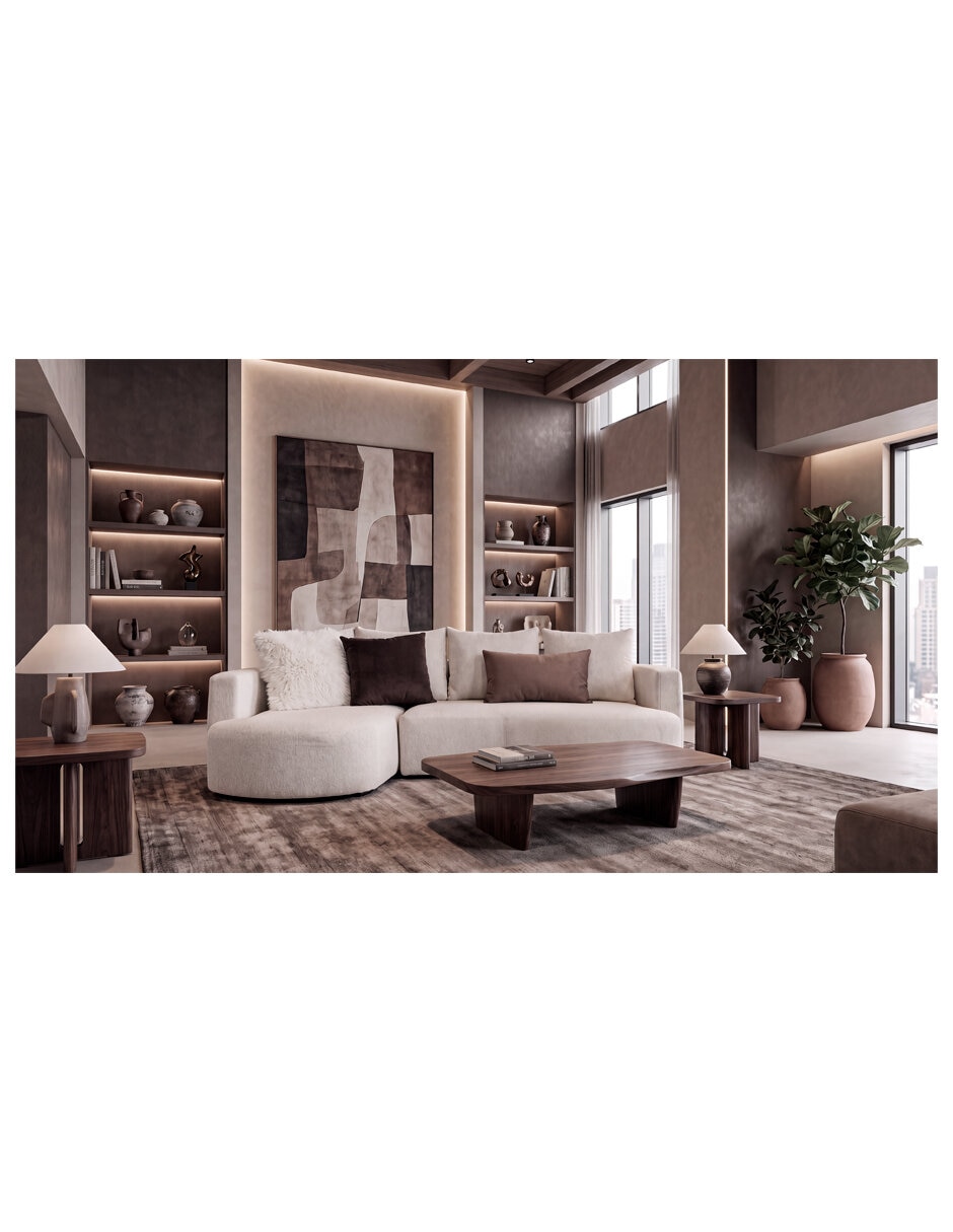 Sala modular izquierda leslie de chenille 3