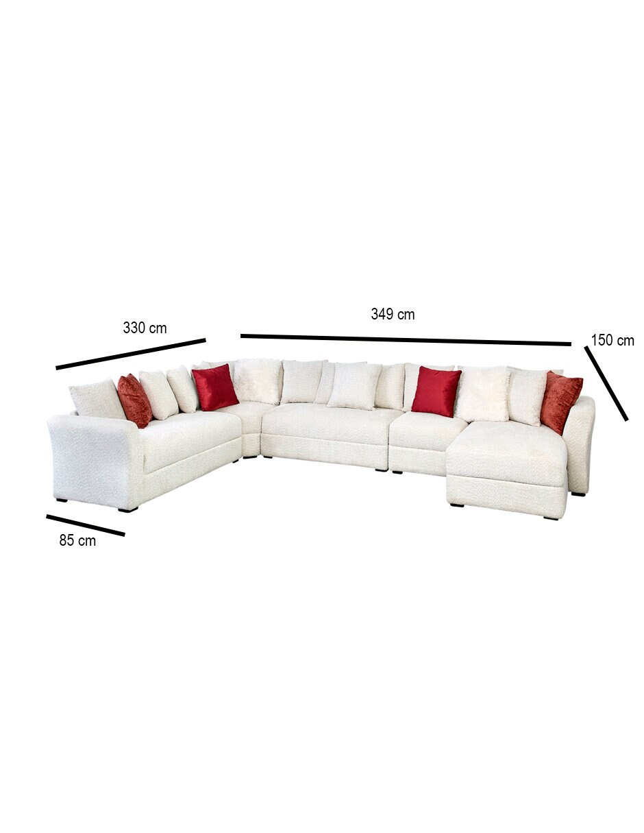 Sala modular natalia de chenille 12