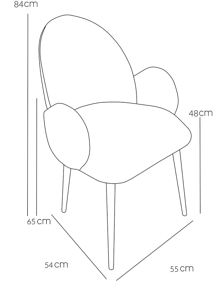 Silla madona de madera pino 5