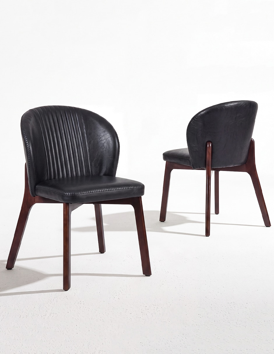 Silla sin brazos 2 piezas theon de vinipiel 1
