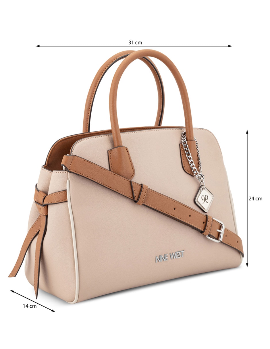 Bolsa Satchel Nine West Isidore para mujer
