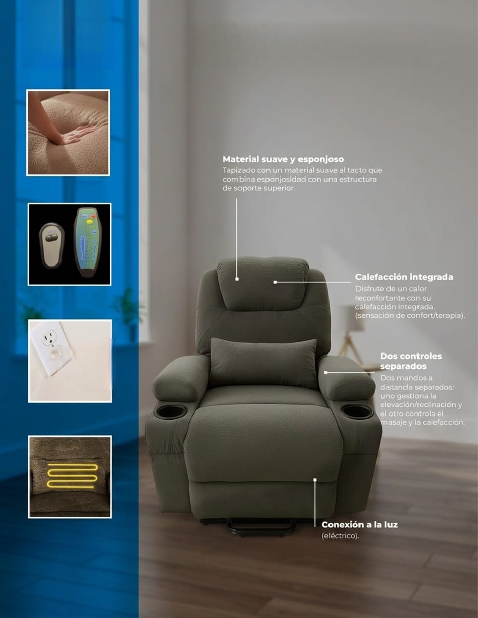 Sillón masaje Comfort Ortello Home