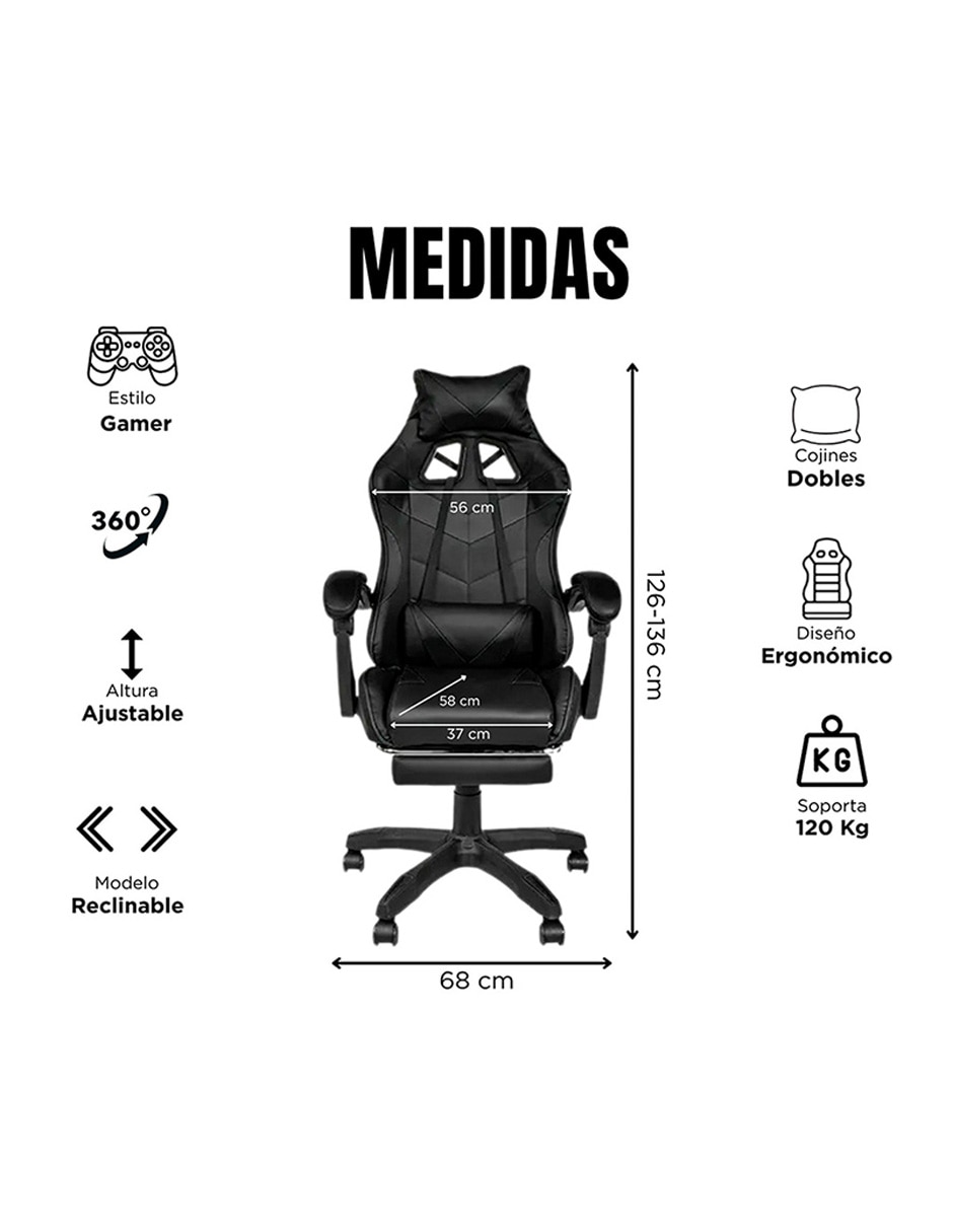 Silla gamer Donut