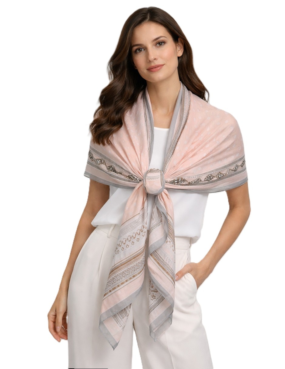 Pashmina Pashmina Twist side con estampado lunares  para mujer