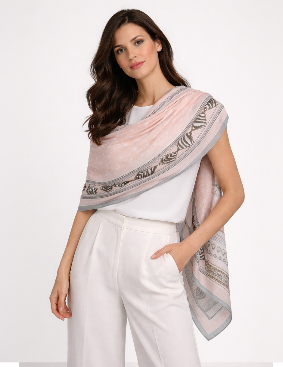 Pashmina Pashmina Twist side con estampado lunares  para mujer