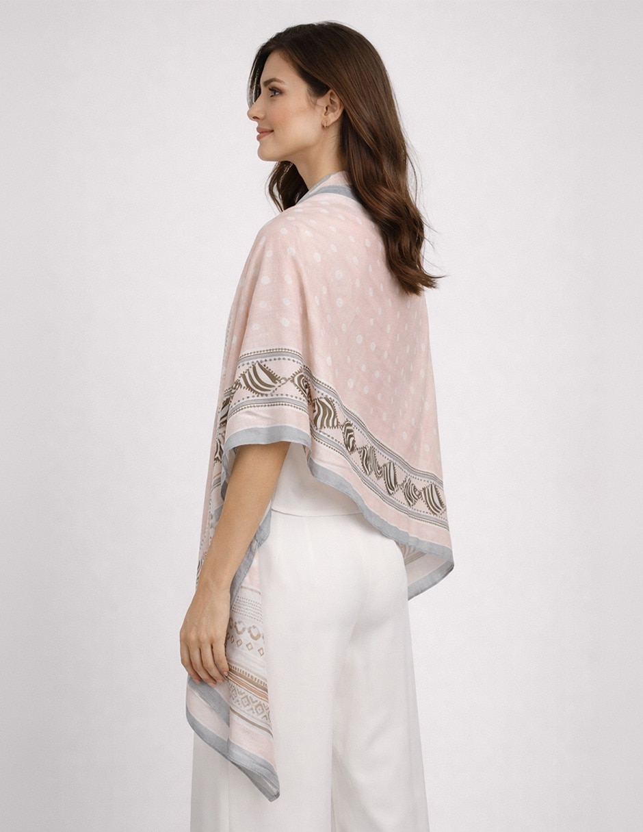 Pashmina Pashmina Twist side con estampado lunares  para mujer