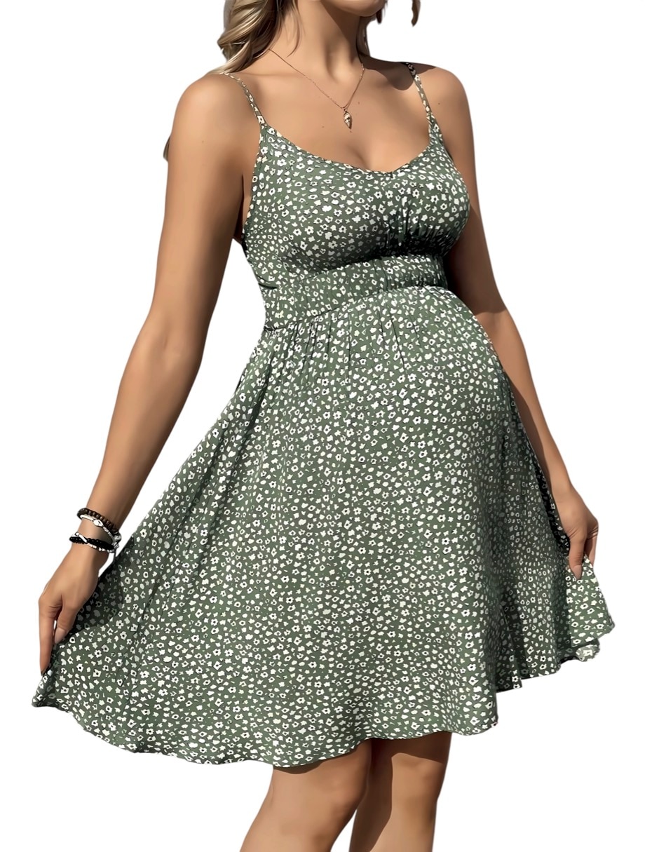 Vestido maternidad arriba de la rodilla casual Vestido maternidad arriba de la rodilla casual
