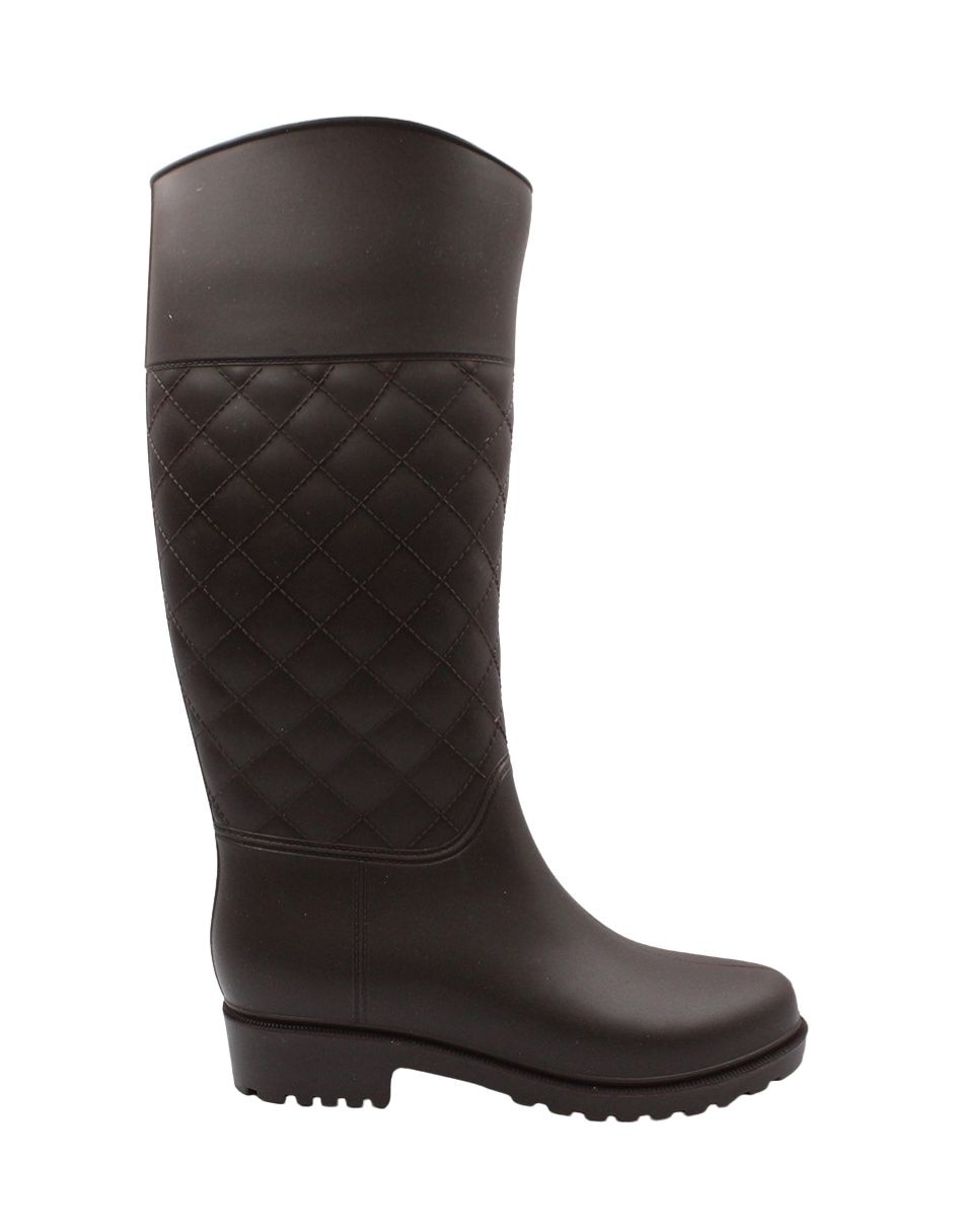 Bota para lluvia abajo de la rodilla para mujer