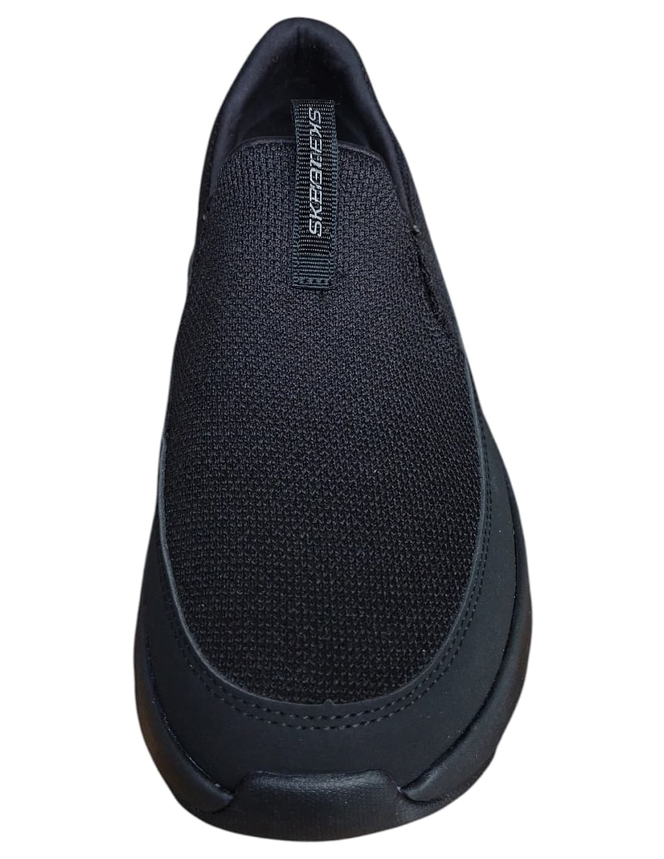 Tenis de piel skeachers arch comfort flex para hombre