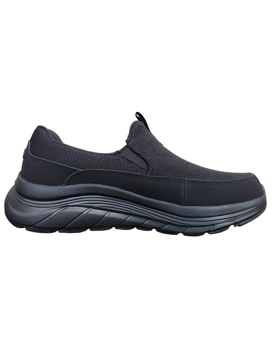 Tenis de piel skeachers arch comfort flex para hombre