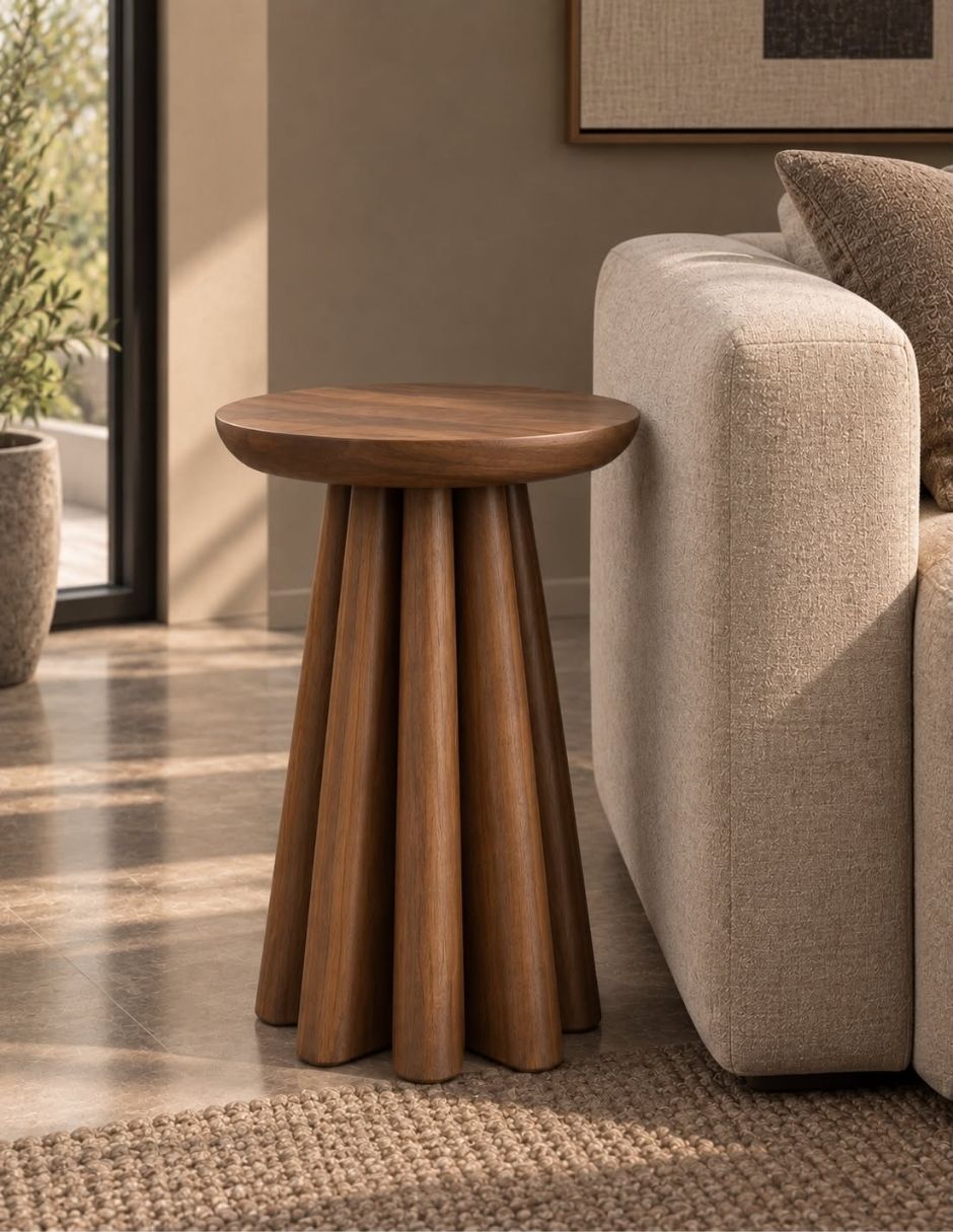 Mesa lateral tarragona de madera