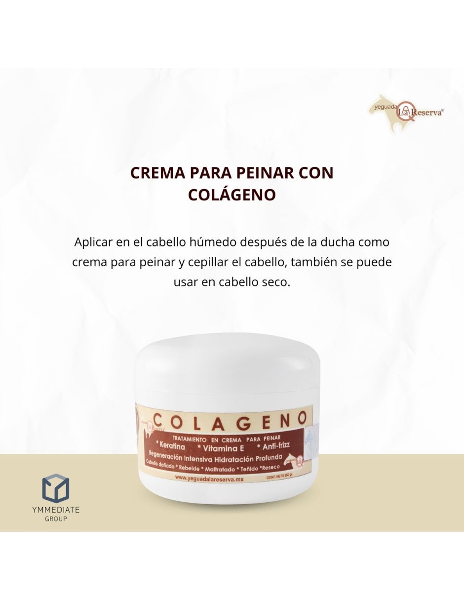 Set capilar Yeguada La Reserva Crema Para Peinar para todo tipo de cabello 2 piezas