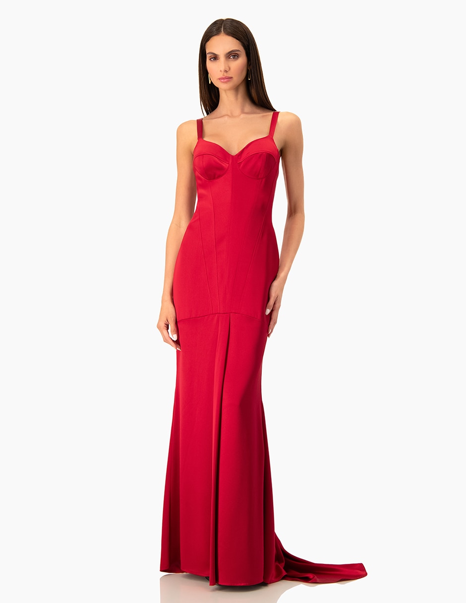 Vestido largo fiesta ivonne couture shinning parade para mujer