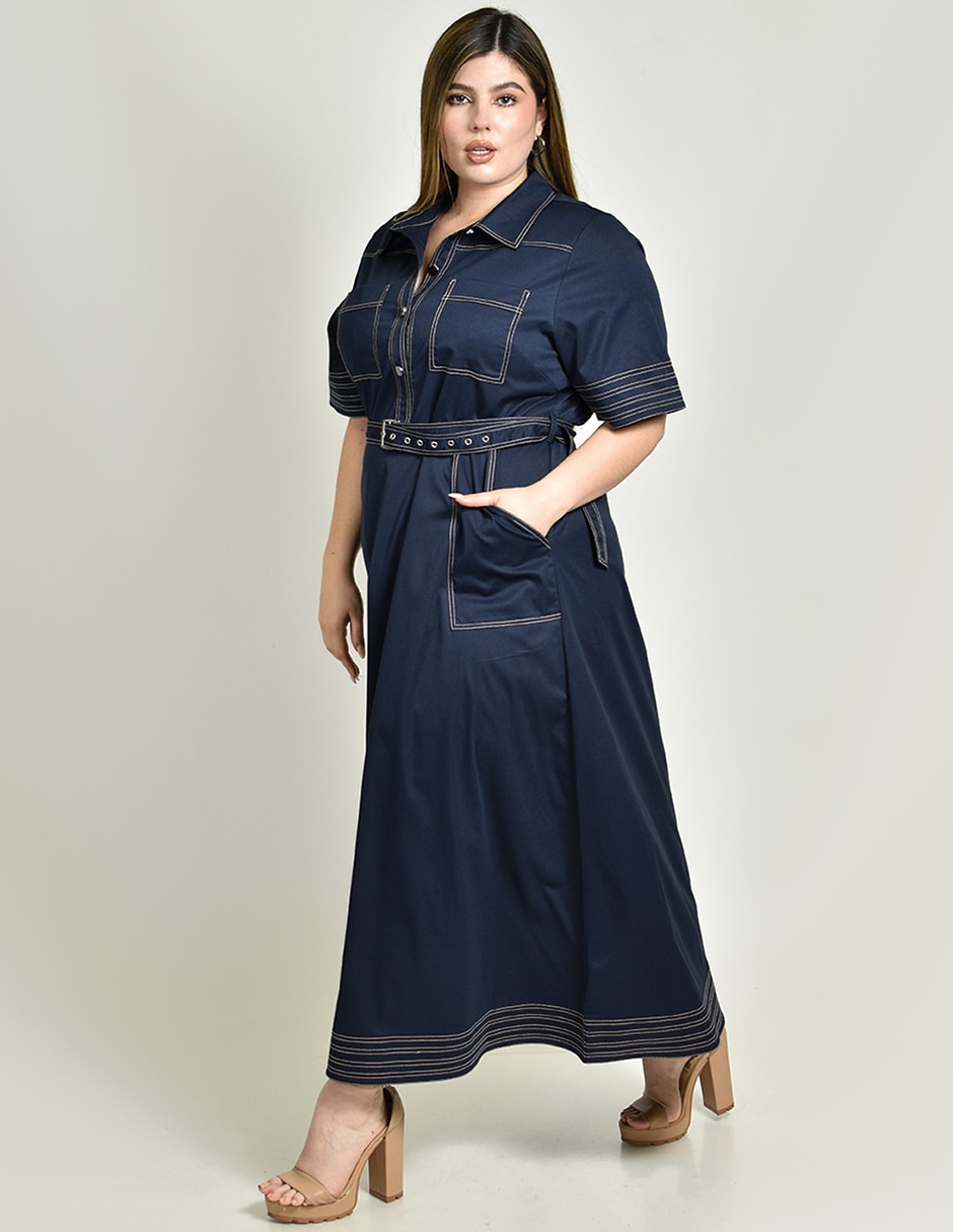 Vestido largo casual para mujer 7