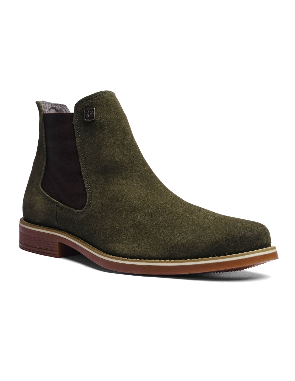 Bota de piel para hombre