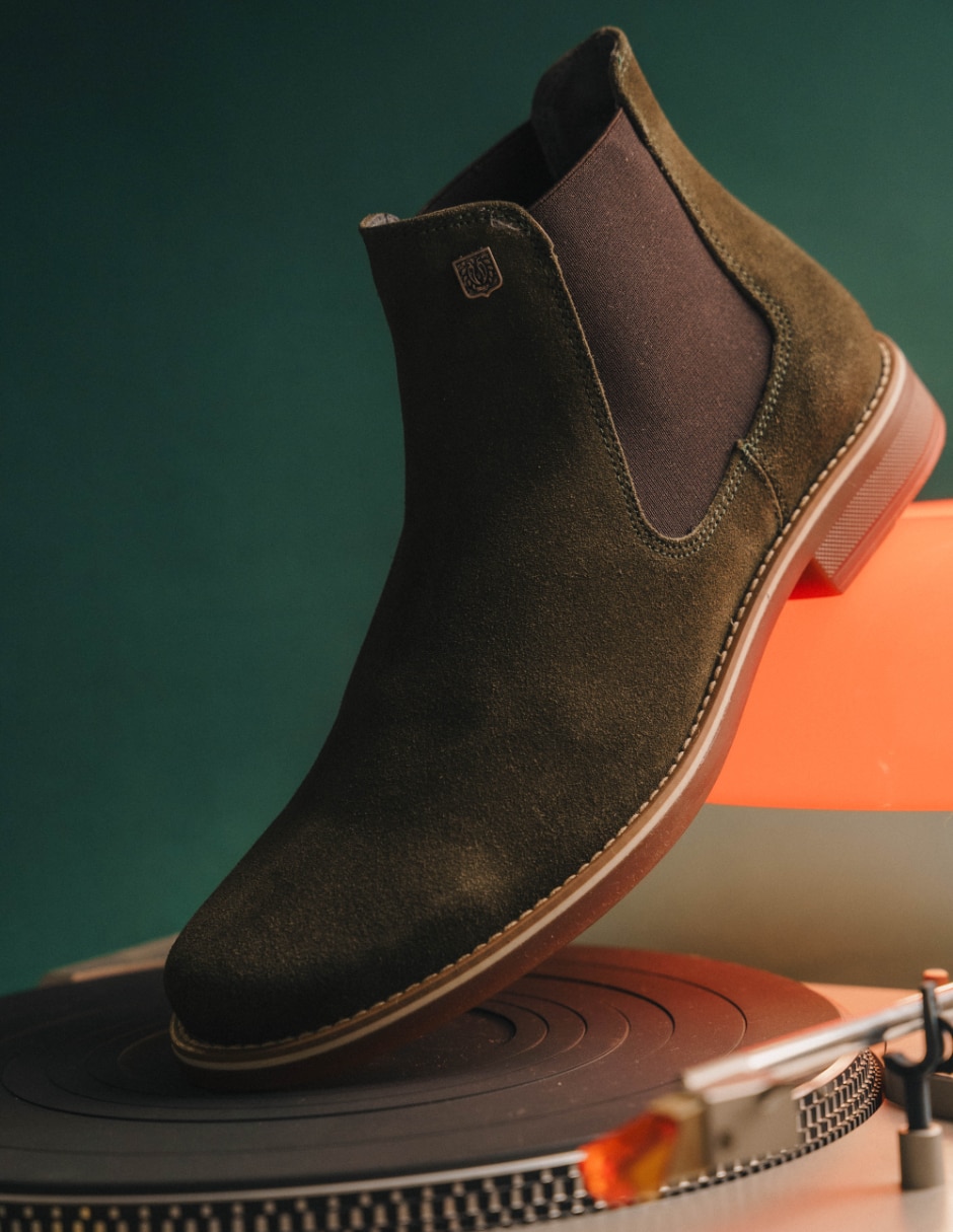 Bota Black Peppers de piel para hombre