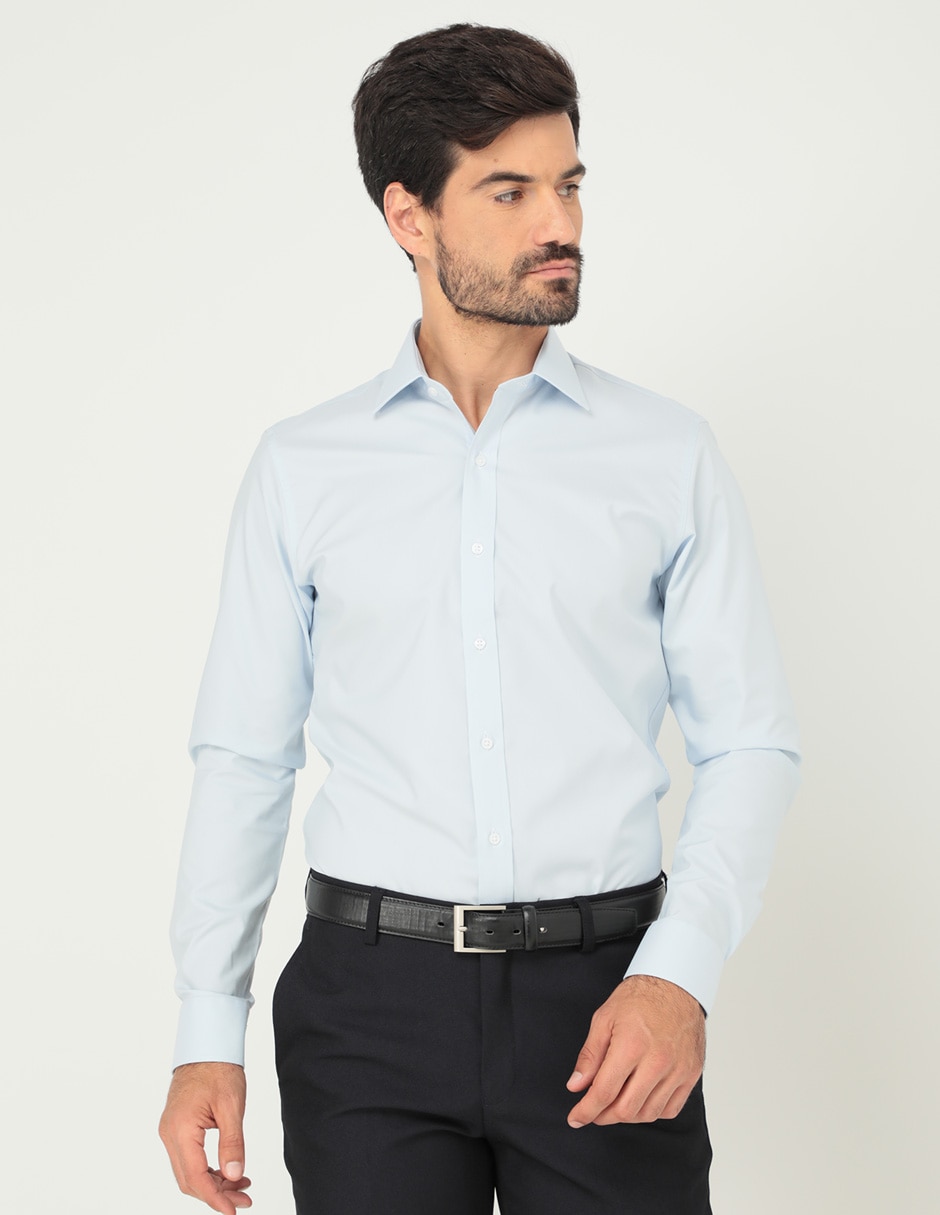 Camisa formal manga larga para hombre Camisa formal manga larga para hombre