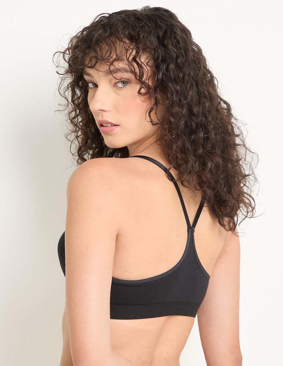 Brassiere plunge con copa para mujer 3