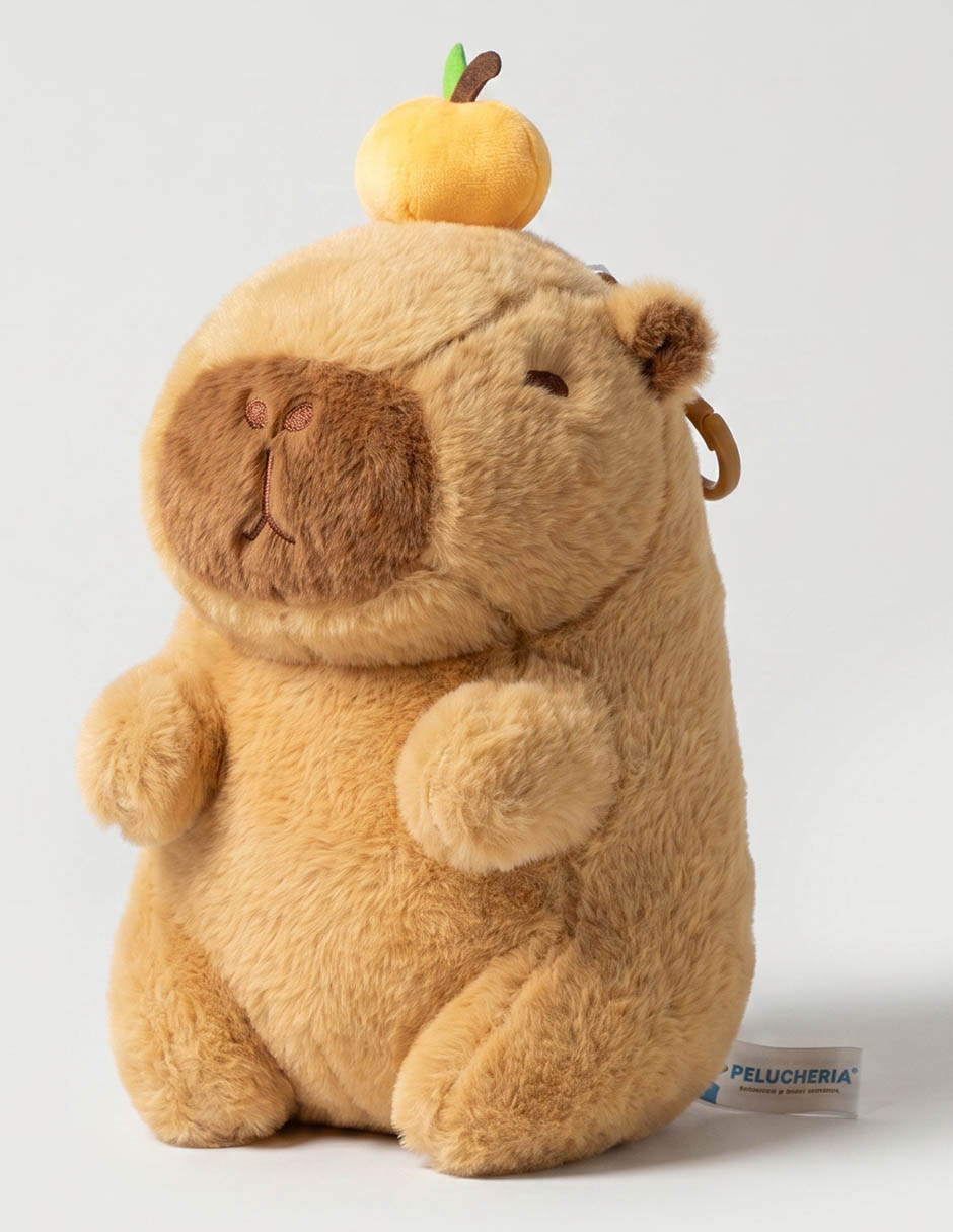 Peluche De Capibara De 21 Cm