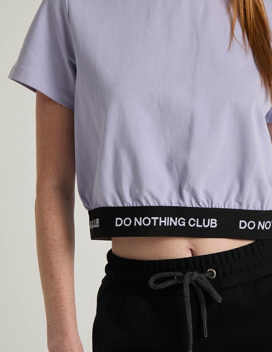 Playera manga corta Non Stop cuello redondo para mujer
