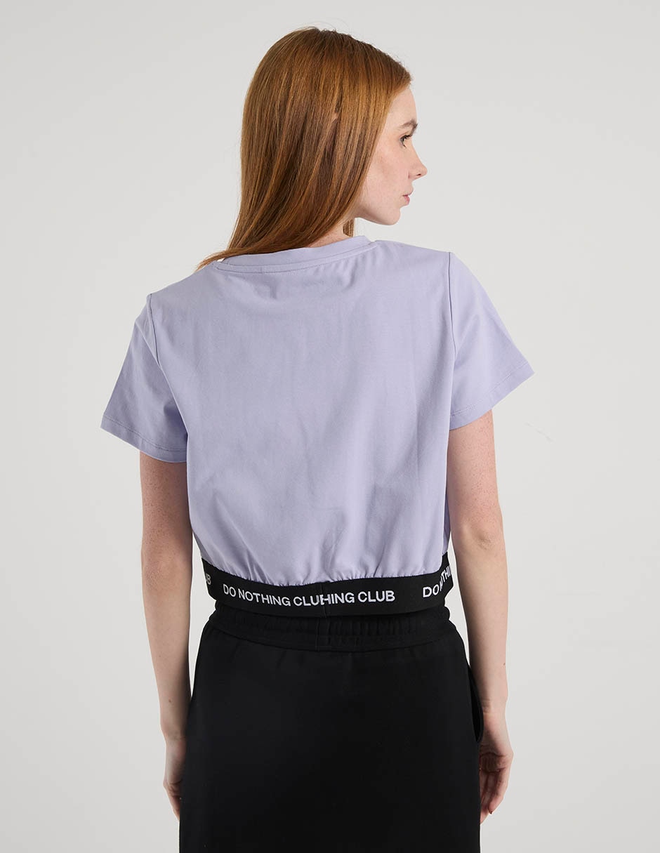 Playera manga corta Non Stop cuello redondo para mujer